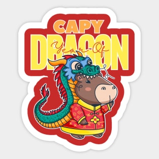 Capy Year of Dragon Sticker